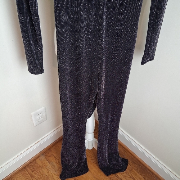 Show Me Your Mumu Martina Jumpsuit In Dancing Queen Shine Black Size XS NWT - Picture 4 of 9